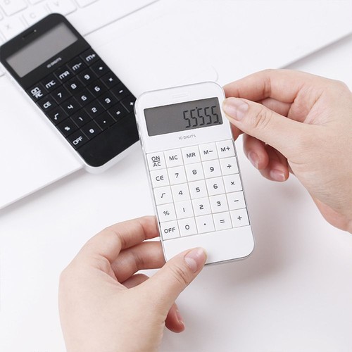 Mini pocket calculator - calculator, digit
