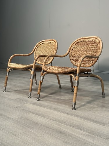 Vintage ikea wicker chairs - vintage,