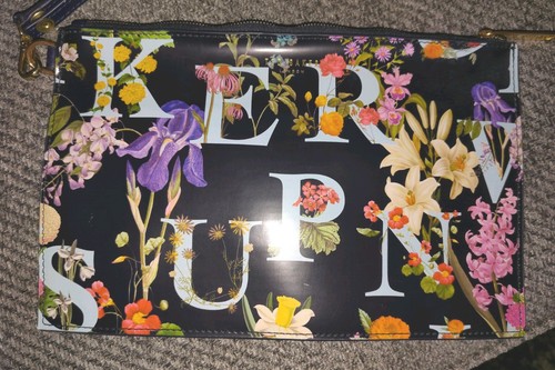 Ted baker black floral clutch - ted,