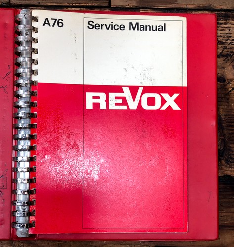 Revox model a76 tuner - model,