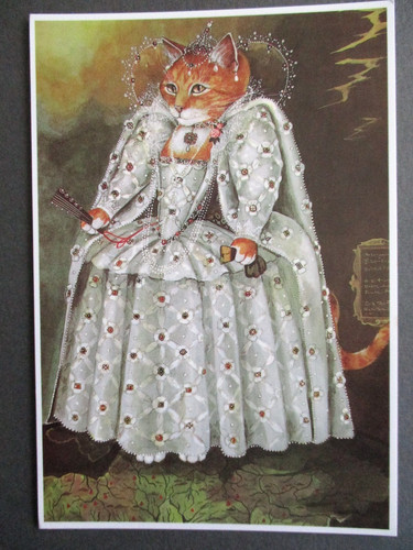 Cat postcard elizabeth the - cat,