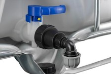 ibc water s60x6  tank outlet extender adaptor mdpe water pipelbow 20mm,25mm+32mm