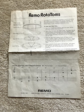 Vintage Remo Roto Toms Tuning