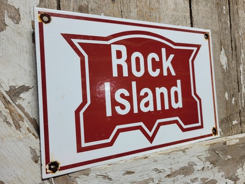 Vintage rock island porcelain - island,