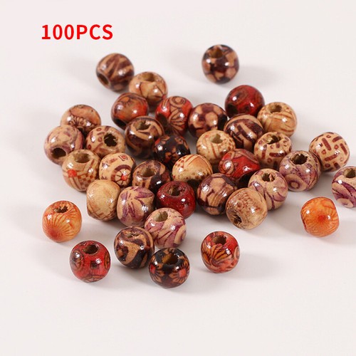 100pcs mixed large - mixed, wooden