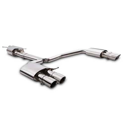 Stainless steel cat back - steel,