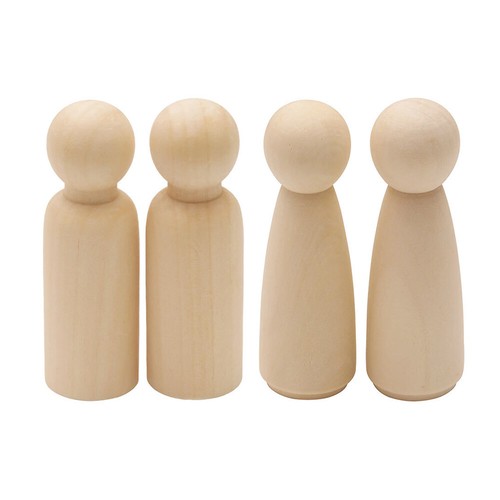 2pcs 90mm unpainted - 90mm, peg