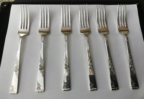 Silver plate 18cm rose - x,