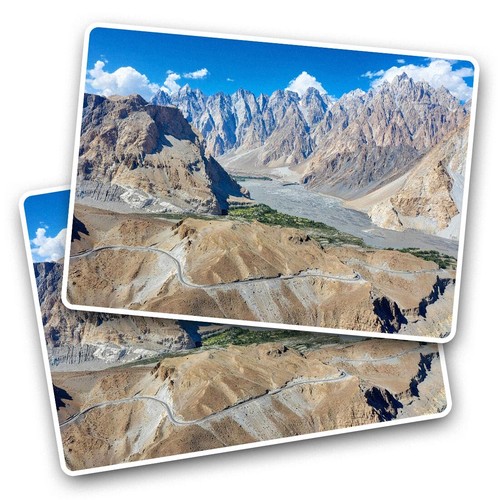 Vinyl sticker mountains - 2x,