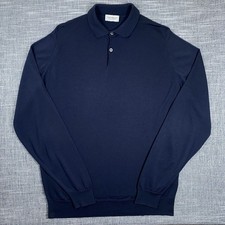 John Smedley Navy Polo Shirt