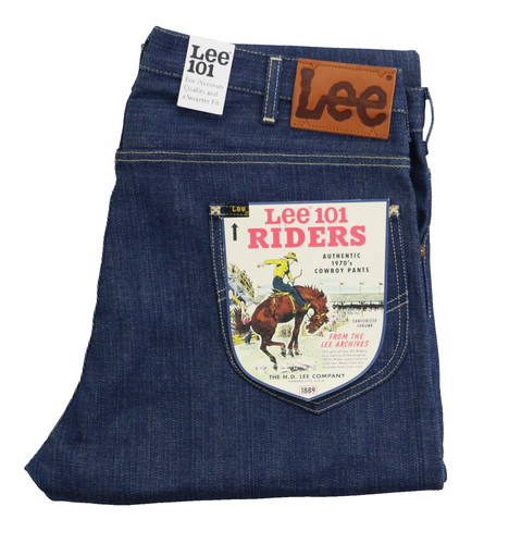 Lee 101 riders 70s selvedge - riders,