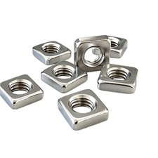 M2 M2.5 M3 M4 M5 M6 M8 M10 THIN SQUARE NUTS A2 STAINLESS STEEL THIN TYPE DIN 562