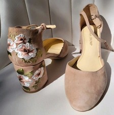 ivanka trump beige suede