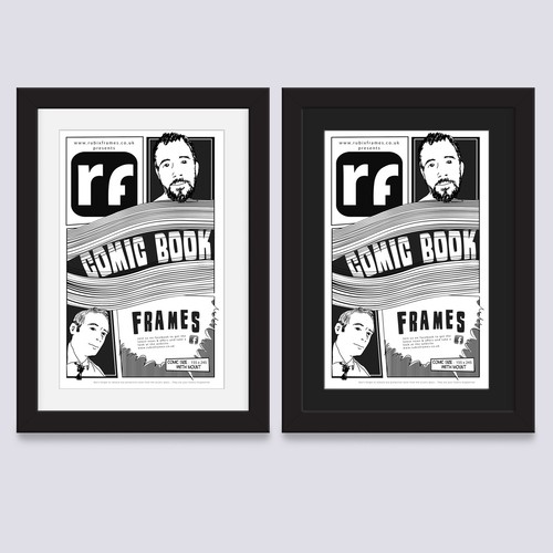 Comic book frame white - comic,