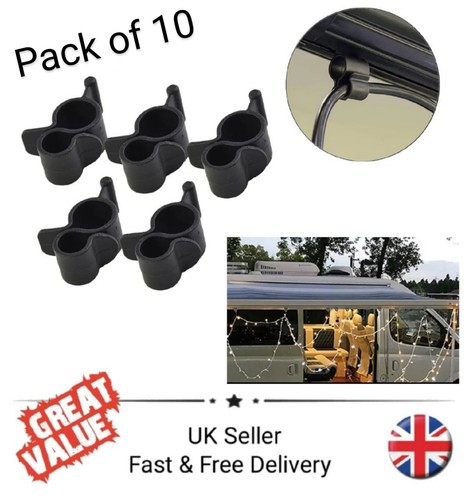 10x black caravan motorhome - black,