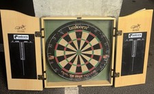 Phil the Power Taylor Unicorn Home Dartboard Cabinet + Dart Board Pub Man Cave
