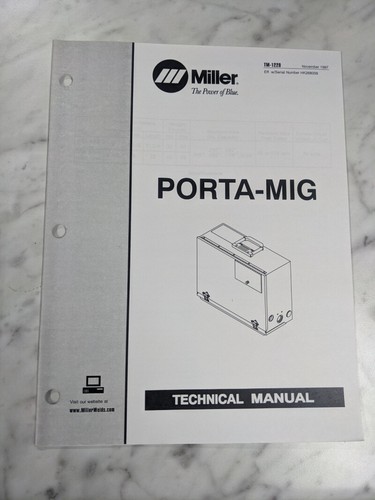 Miller welder techinical - welder,