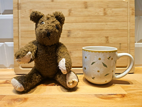 Vintage 1950s teddy bear - teddy, brown