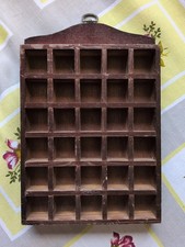 Vintage Wooden Thimble Curio