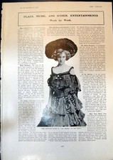 Old Print Gertrude Glynn