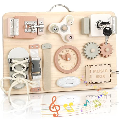 Joyreal wooden busy board - wooden, for