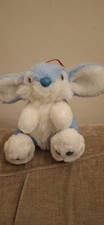 Vintage Blue And White Bunny