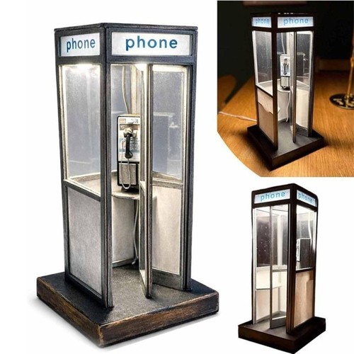Retro vintage tall phonebooth - retro,