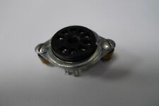 Cinch B9A Chassis Mount Valve Holder Base 9 Pin Bakelite Fits EL84 ECC83