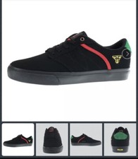 FALLEN Sandoval Men's Low Top Skate - Tgun - Black/Rasta 11.5