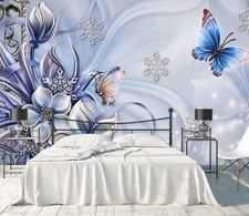 3D Blue Butterfly R16047