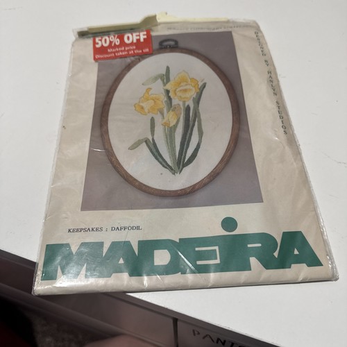 Vtg madeira crewel embroidery - vtg,