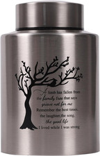 Tree of Life Medium Urn for Human Ashes - Angel Wings Keepsake Urn for Adult Mal