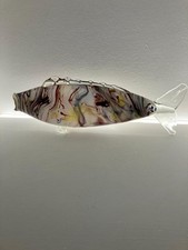 Vintage Art Glass Fish 36cm