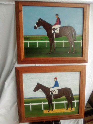 Pair original paintings famous - pair,