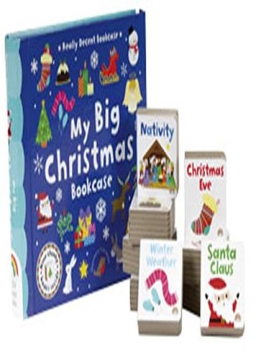 Big bookcase christmas - big,