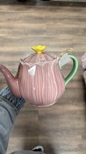 NEW Ocotea Home Pink Teapot