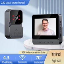 Wireless WiFi Video Doorbell Smart Phone Camera DOOR Bell Ring Intercom Security