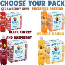 Rubicon Sparkling Spring Water with Real Fruit Juice &Natural Flavours 12 x500ML