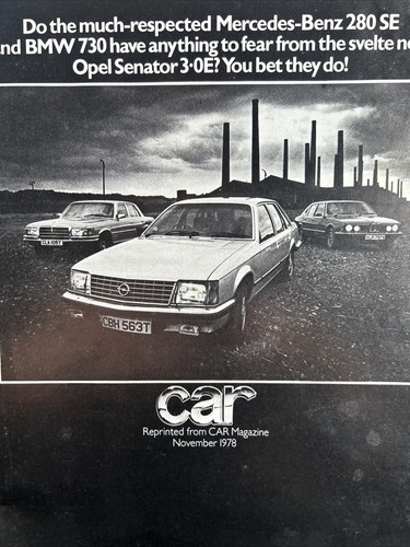 Vauxhall senator e car - 3.0,