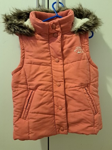 Girls pink gillet age 7 - girls, 6-7
