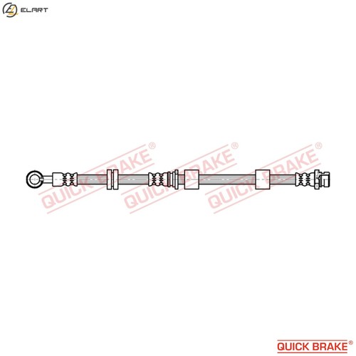 Brake hose 702 for - brake, 50.702