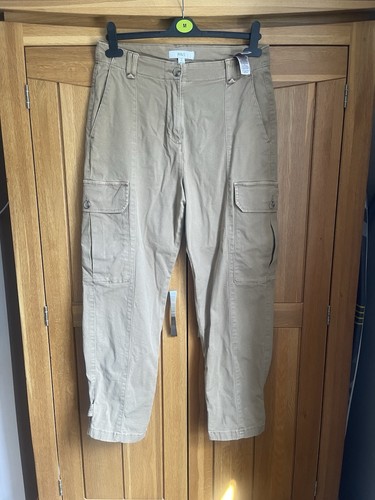 Beige cargo trousers - m&s,