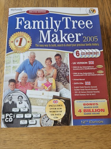 Family tree maker 2005 - , deluxe