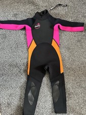 Girls Wetsuit 3-4 Years Long Sleeve