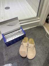 Birkenstock Boston Suede Clogs