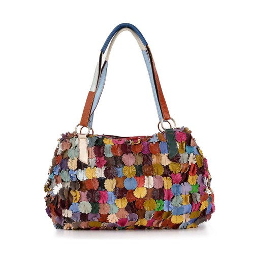 Genuine leather multicolor - genuine,