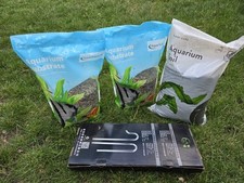 Various Aquarium Items - Substrates & Filter Inlet/Outlet With Skimmer