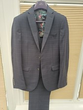 Next Mens 3-Piece Suit Navy