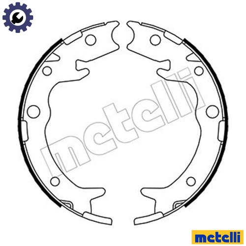Brake shoe set - shoe,