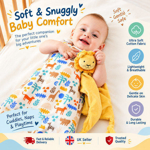 Soft lion comforter - lion,